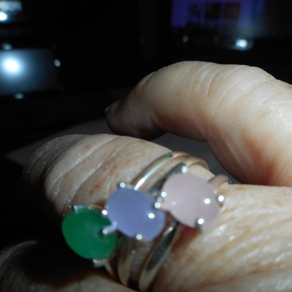 Ladies rhinestone Ring - sz 9